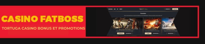 Tortuga Casino bonus et promotions